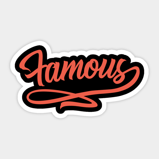 Famous orange Sticker by PallKris